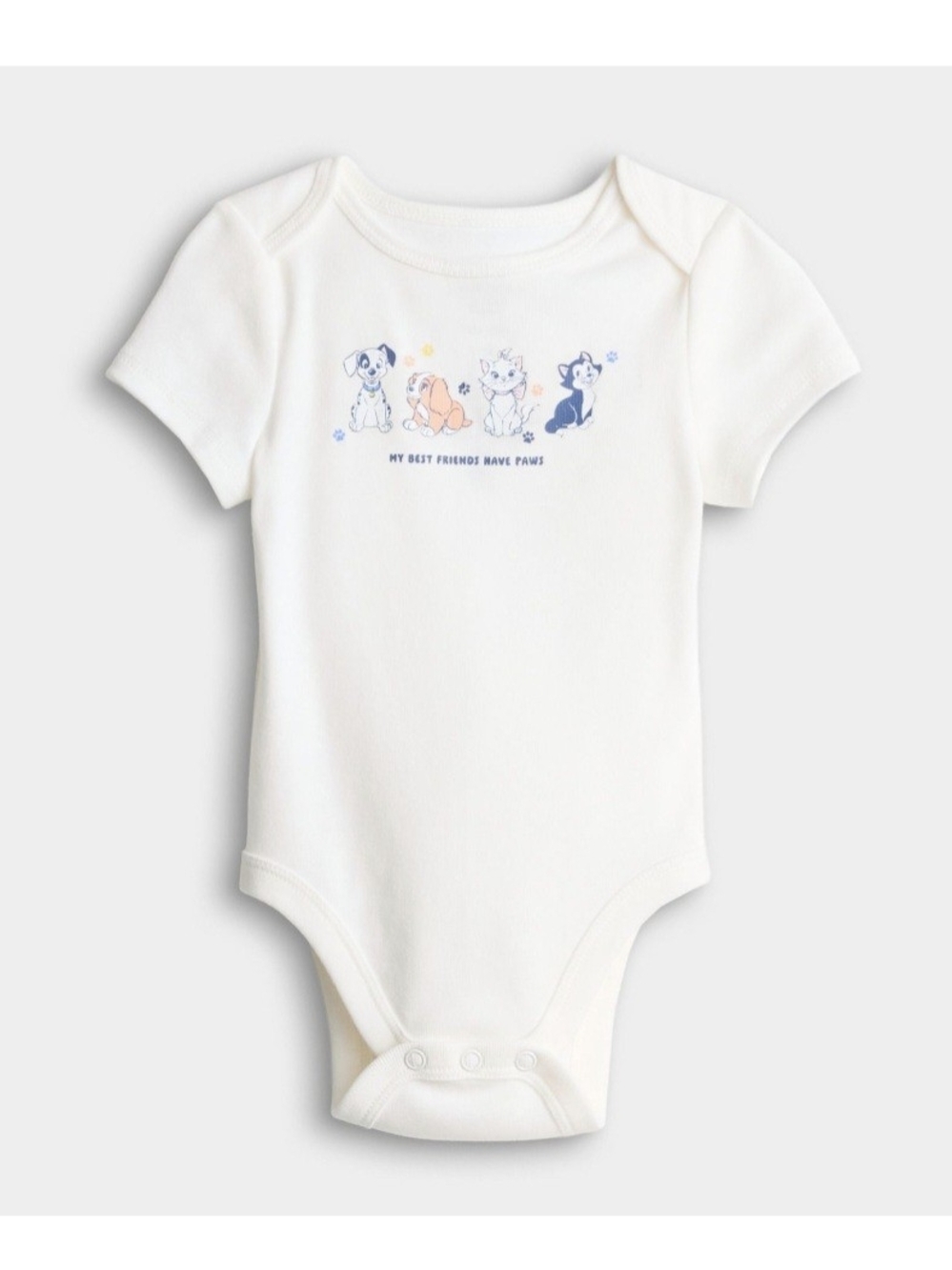 NWT Disney's Pets Jumping Beans "My Best Friends Have Paws" Onesie Size 24M